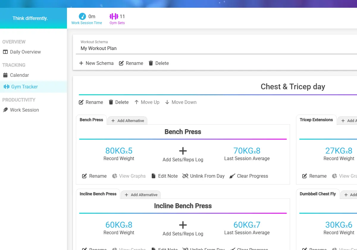 Daily motivation tracking